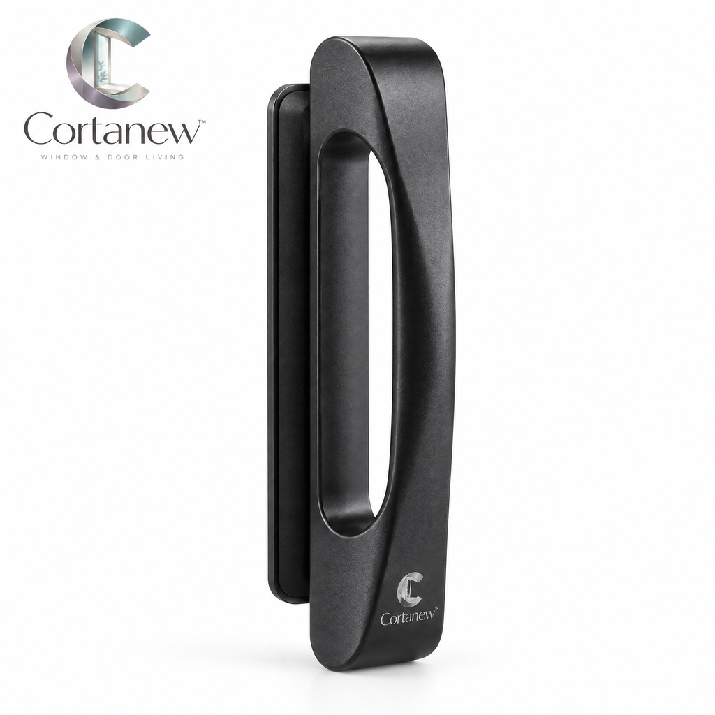 Cortanew™ SlideEase Auxiliary Door Handle – Self-Adhesive Pull Handle for Sliding Doors, Glass Panels, Cabinets & Windows