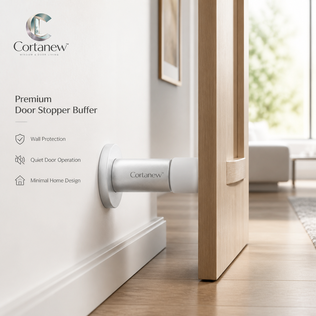 Cortanew™ SoftStop Door Bumper – Anti-Collision Door Stopper for Wall, Floor & Everyday Home Protection